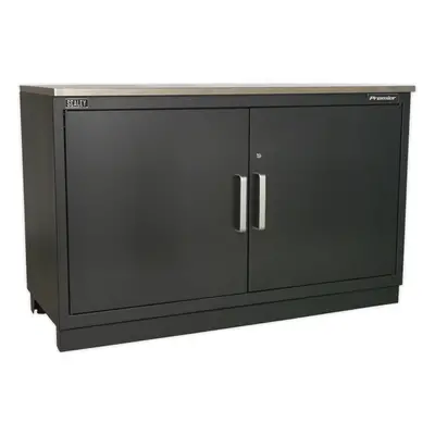 1550mm Heavy Duty Modular Floor Cabinet - Two Door - Steel - Adjustable Shelf