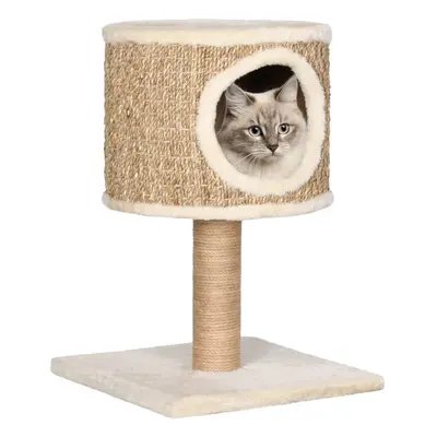 vidaXL Cat Tree with Condo and Scratching Post cm Seagrass Cat Furniture