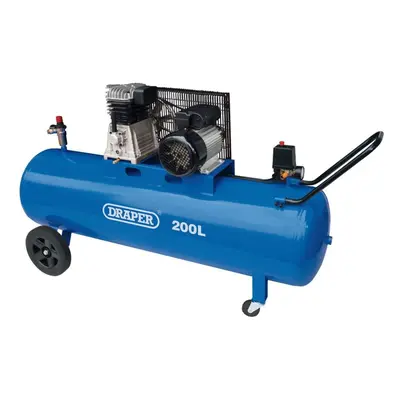 200L Belt-Driven Air Compressor, 2.2kW/3hp