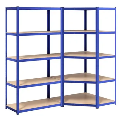 (blue, x x cm/ piece) vidaXL Shelves Rack Storage Shelf Workshop Shelf Industrial Shelving Unit