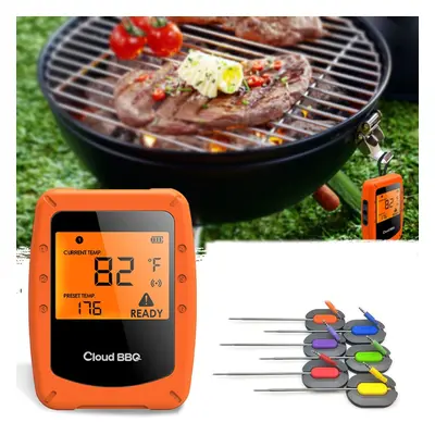 Wireless Smart BBQ Thermometer Support Bluetooth For IOS Android