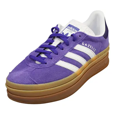 adidas Gazelle Bold Womens Fashion Trainers in Purple - UK