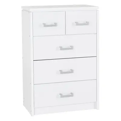 Charles 3+2 Drawer Chest White