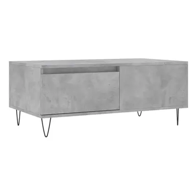 (concrete grey) vidaXL Coffee Table Side Table Sofa Couch Table Brown Oak Engineered Wood