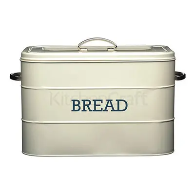 Living Nostalgia Antique Cream Bread Bin