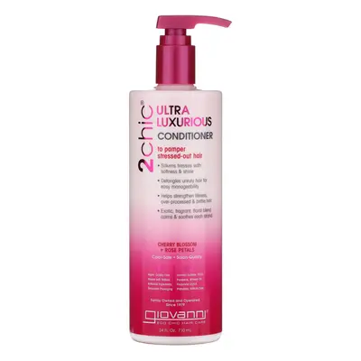 Giovanni, 2chic, Ultra-Luxurious Conditioner, to Pamper Stressed Out Hair, Cherry Blossom & Rose