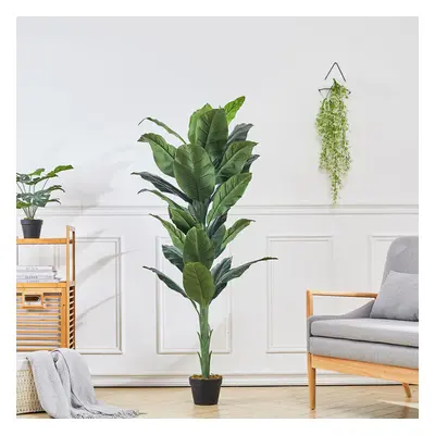 160cm Artificial Tropical Spathiphyllum Tree Fake Plant in Pot