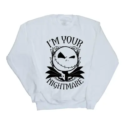 (4XL, White) Disney Mens Nightmare Before Christmas Nightmare Sweatshirt