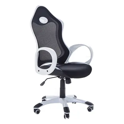 Office Chair Black/ White iCHAIR