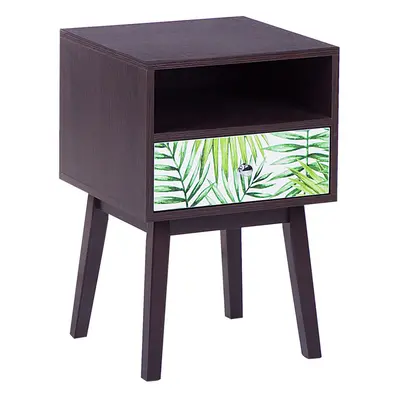 1 Drawer Bedside Table RODES Green