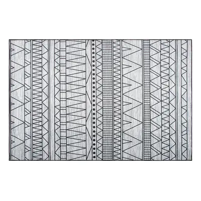 Area Rug Black and Grey x cm KEBAN