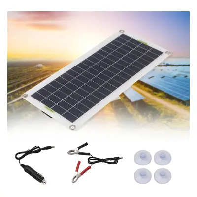 Portable Solar Panel 30W12V Car Van Boat Caravan CamperUK