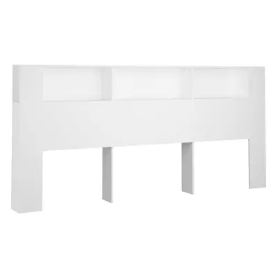 (white) vidaXL Headboard Cabinet Bed Headboard Indoor Bedroom Furniture Multi Colours