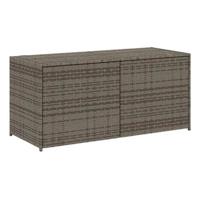 (grey, x x cm) vidaXL Garden Storage Box Bench Container Chest Shed Blanket Box Poly Rattan