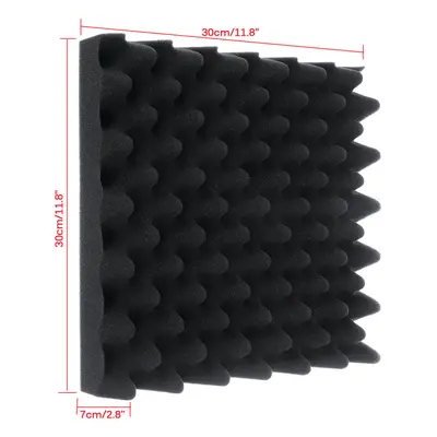 (30*30*7cm) 48PCS Sound-Absorbing Cotton Soundproof Foam Panels Noise Dampening Sponge