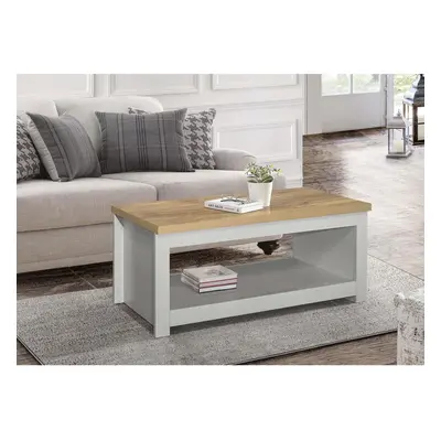 Coffee Table Grey & Oak Birlea Highgate Rectangular Farmhouse Shabby Chic