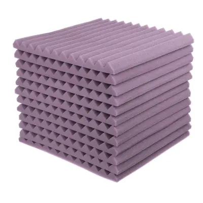 (Bean paste) Pcs Soundproofing Wedges Acoustic Panels Tiles Insulation Closed Cell Foams