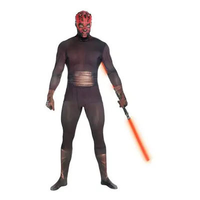 Star Wars Darth Maul Adult Unisex Zapper Cosplay Costume Digital Morphsuit - Large - Multi-Colou