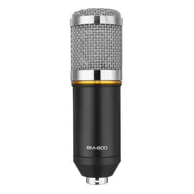 (Black) Studio Condenser Microphone Deskt Pro Audio Sound Pickup Recording Mic