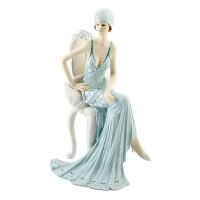 Broadway Belles - Lady in Teal Dress Sitting - Widdop