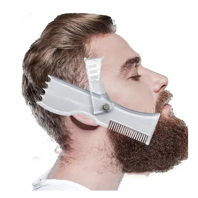 Beard Shaping Tool Trimming Template Comb Transparent Men's Beards