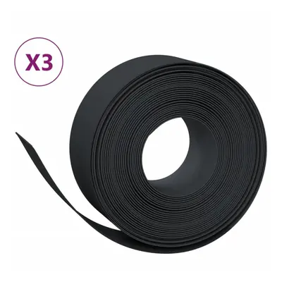 (black, x 0.2 m) vidaXL Garden Edging Patio Lawn Edging Garden Border Rolls pcs Polyethylene