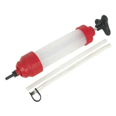 350ml Oil Inspection Syringe with Viton Seal - Translucent Body - Shut Off Valve