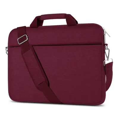 (Wine Red, inch) 13.3/14/15.6 Inch Laptop Sleeve Bag Tablet Bag Travel-friendly Handbag For iPad