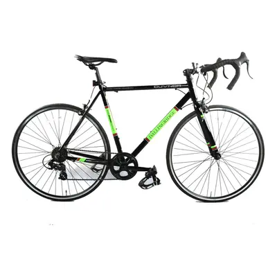 (56cm) Dallingridge Guvnor Adults Road Bike - Black/Lime