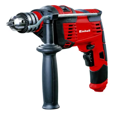 Einhell TC-ID E Impact Drill | Hammer Drill With Auxiliary Handle, Soft Grip, Speed Control | 10