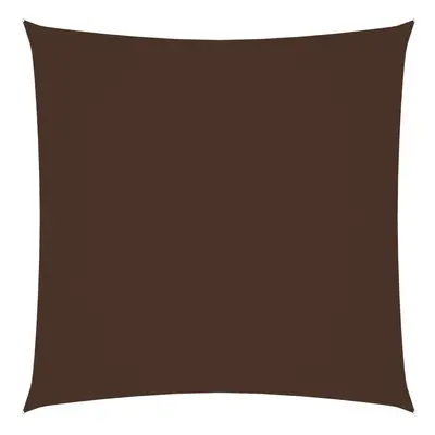 vidaXL Sunshade Sail Oxford Fabric Square 5x5 m Brown Patio Shade Sunscreen