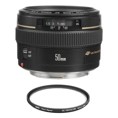 CANON EF 50mm F1.4 USM + HOYA 58mm PRO 1D Protector