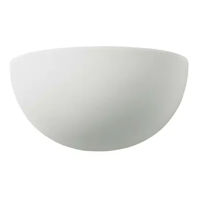 Dimmable LED Wall Light Unglazed Ceramic Round Dome Fitting Lounge Lamp Lighting