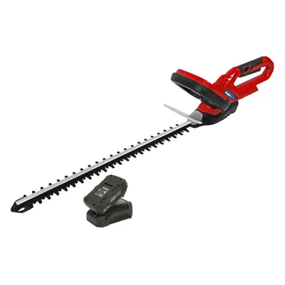 20V Lightweight Cordless Hedge Trimmer - 2Ah Lithium-ion Battery & Charger