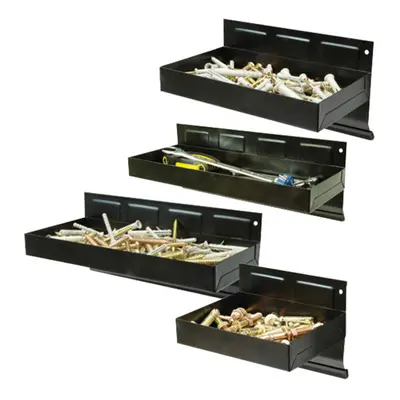 Silverline Heavy Duty Steel Trays Magnetic Tool Storage Tray Set Of 150-310mm ( UK )