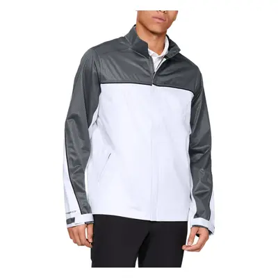 (S, Pitch Grey) Under Armour Mens UA Storm Golf Waterproof Rain Jacket