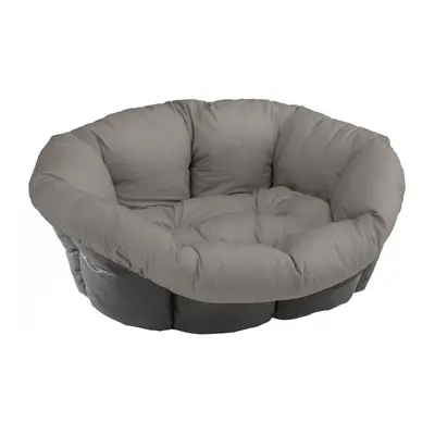 animal basket Sofa x cm velvet/polyester grey