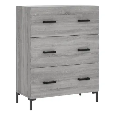 vidaXL Sideboard Storage Side Cabinet Cupboard Grey Sonoma Engineered Wood