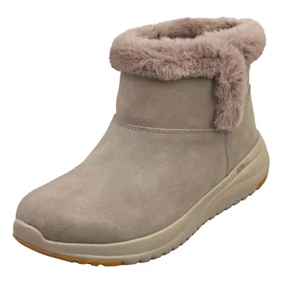 (4) Skechers On The Go Stellar Waterproof Womens Casual Boots in Dark Taupe