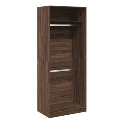 (brown oak, x x cm/ shelf piece) vidaXL Wardrobe Clothing Storage Hanger Clothes Cabinet Closet 