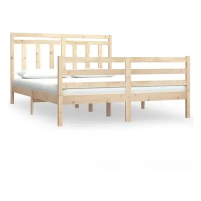 (brown, x cm) vidaXL Solid Wood Bed Frame Bedroom Bedstead Bed Base Multi Colours/Sizes