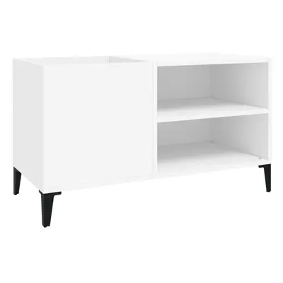 (white, 84.5 x x cm) vidaXL Record Cabinet Office Vinyl Storage Cabinet Sideboard Engineered Woo