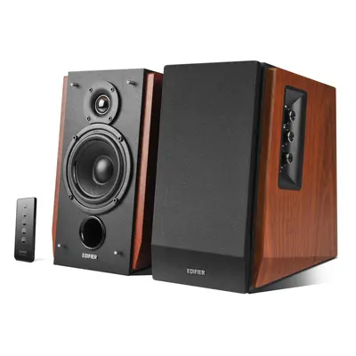 Edifier R1700BT Active 2.0 Bluetooth Bookshelf Speaker Set - Brown