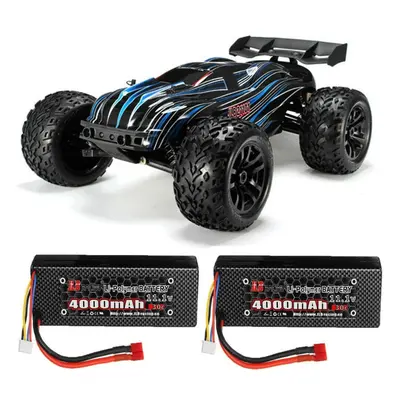 Battery 120A Upgraded 2.4G 4WD 80km/h Brushless RC Car Truggy RTR Model