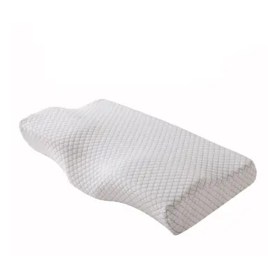 (Plaid White, 50X30cM) OrthopedicÂ Memory Pillow for Neck Pain