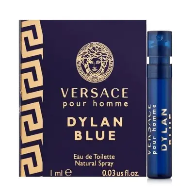 Versace Dylan Blue 0.03 Oz Eau De Toilette Spray Vial For Men