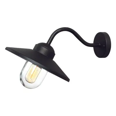 Outdoor IP44 Wall Light Sconce Black LED E27 60W Bulb Outside External d01606