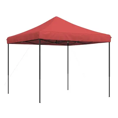 (burgundy, without sidewall) vidaXL Foldable Tent Canopy Patio Pavilion Gazebo Pop up Tent Marqu