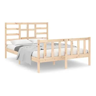 (brown, x cm) vidaXL Bed Frame Bed Base Bedstead Bedroom Mattress Foundation Solid Wood