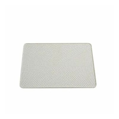 (Gray) Cat Litter Pad Silicone Material Waterproof White Pet Mat